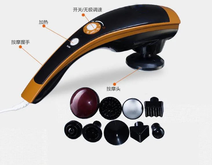 Dolphin Shape Infrared Electric Kneading Cervical Vertebra Massage Beating Massager Full Body Stress Release Electronic Relax