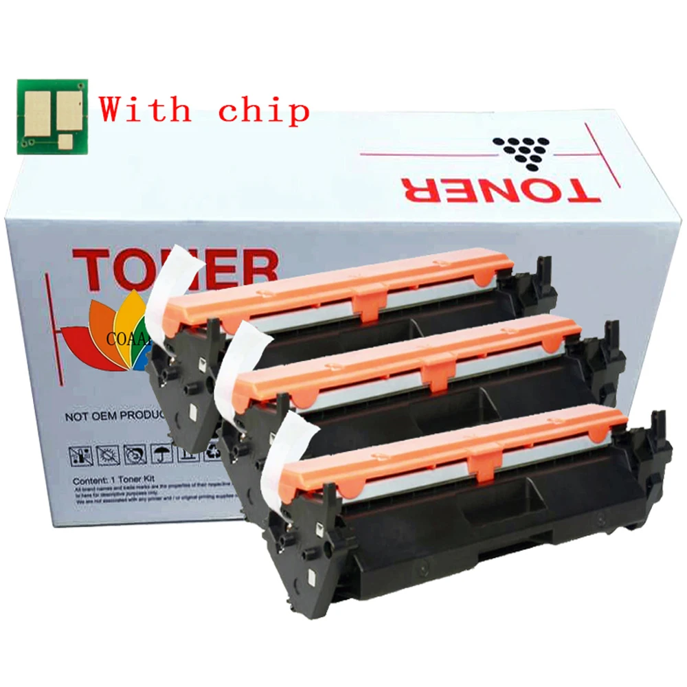 

3pk Replacement CF 217A Toner Cartridge For HP17A LaserJet Pro M102a M102w M130a M130fn M130fw M130nw M102 M130 printer