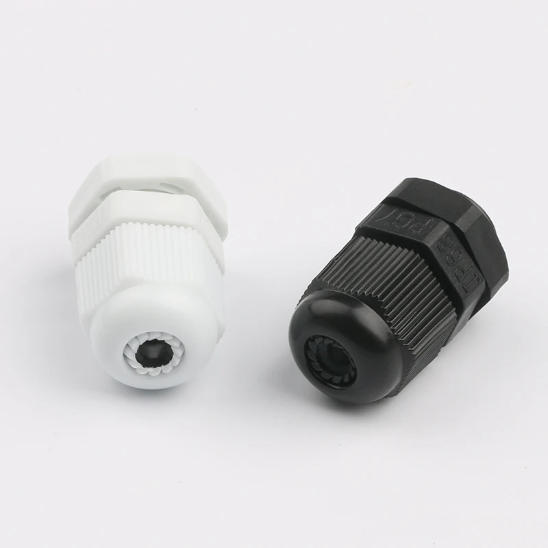 10piece/lot PG7  Waterproof Nylon Plastic Cable Gland Connector   IP68  PG9 ,PG11 ,PG13.5 ,PG15