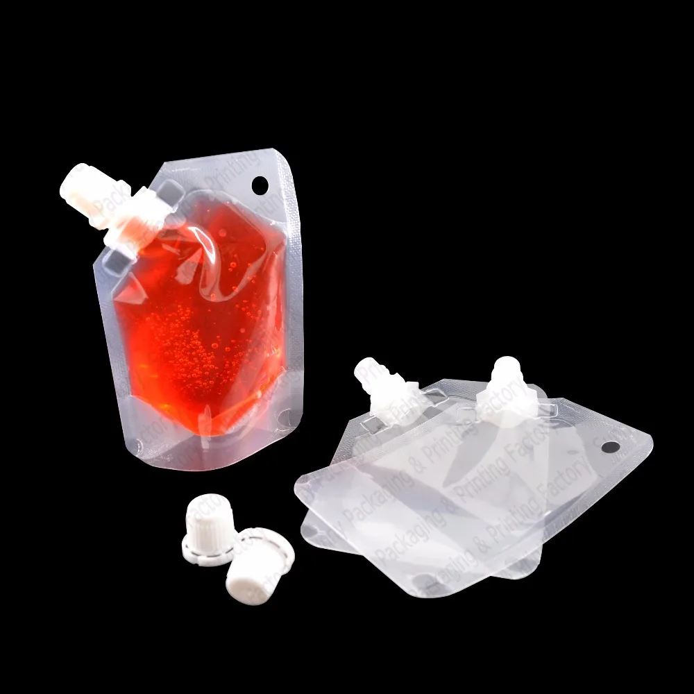 20 pcs 50 ml Stand Up Spout Pouches Bags Juice Pouches,Sauce Flask Spout Pouches BPA Free Food Storage Bags,Free S