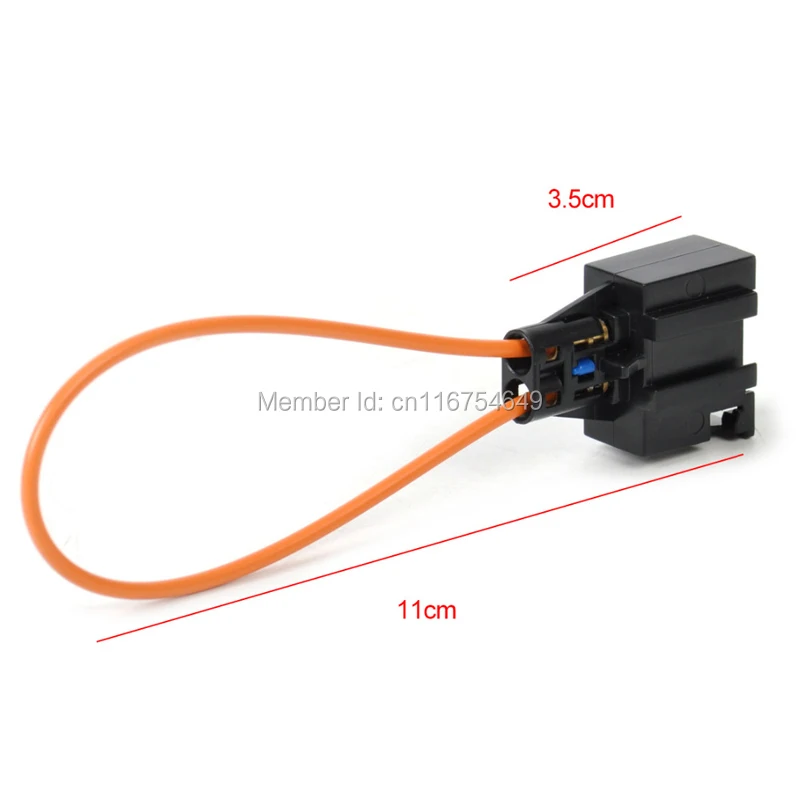 OBDResource Fiber Optic Loop Bypass Female Connection Adapter for Audi BMW Porsche Car Diagnostic Cable Accessories