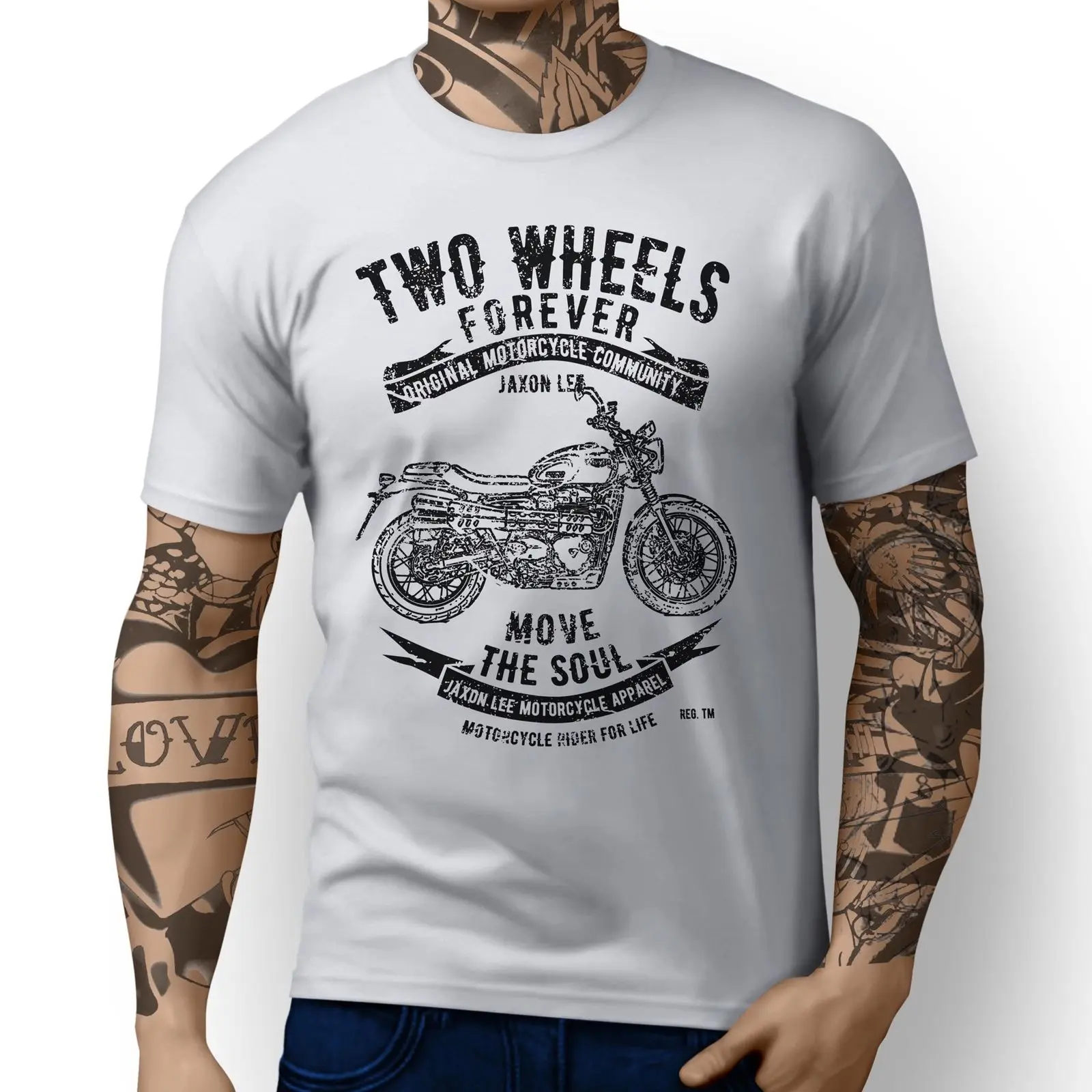 2019 New Fashion American Motorbike Street Scrambler Inspired Motorcycle Art T-shirts