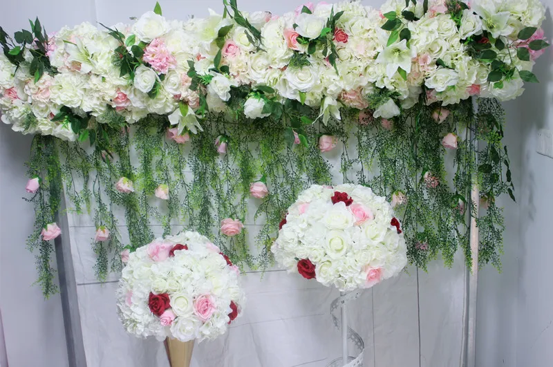 SPR 2018 wedding table centerpiece flower ball artificial arch table runner flowers wedding decoration backdrop decorative flore