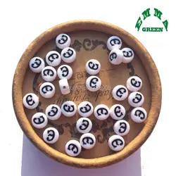 Rusland kralen Alfabet Enkele Russische Alfabet Spacer Kralen 50 stks 4*7mm Acryl Losse Letter Bedels Voor DIY Sieraden