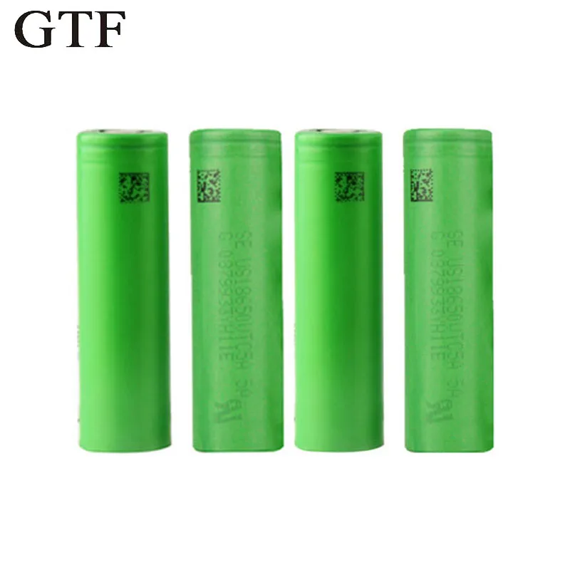 GTF 3.7V 18650 battery 3000MAH Li ion rechargeable Batteries 18650 vtc6 30A For Electronic cigarette Vape tools flashlight