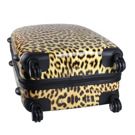 CARRYLOVE mode bagage serie 20/24 inch size Leopard graan PCRolling Bagage Spinner merk Reizen Koffer