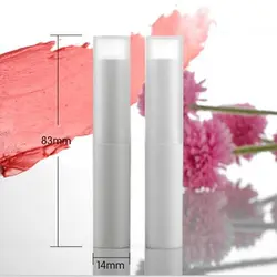 10pcs/lot New Popular 4g Korean PP Lipstick Tube Hot Cosmetic Packaging Lip Balm Tube DIY Empty Lipstick Tube Containers Bottles