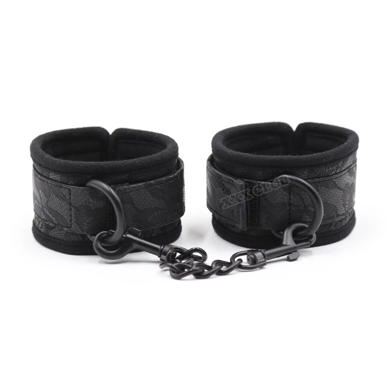 Thierry Erotic Toy BDSM Sex Toys for Couple Fetish Adult Games Sex Bondage Restraint,Handcuffs Ankle-Cuffs Collar for Role Play