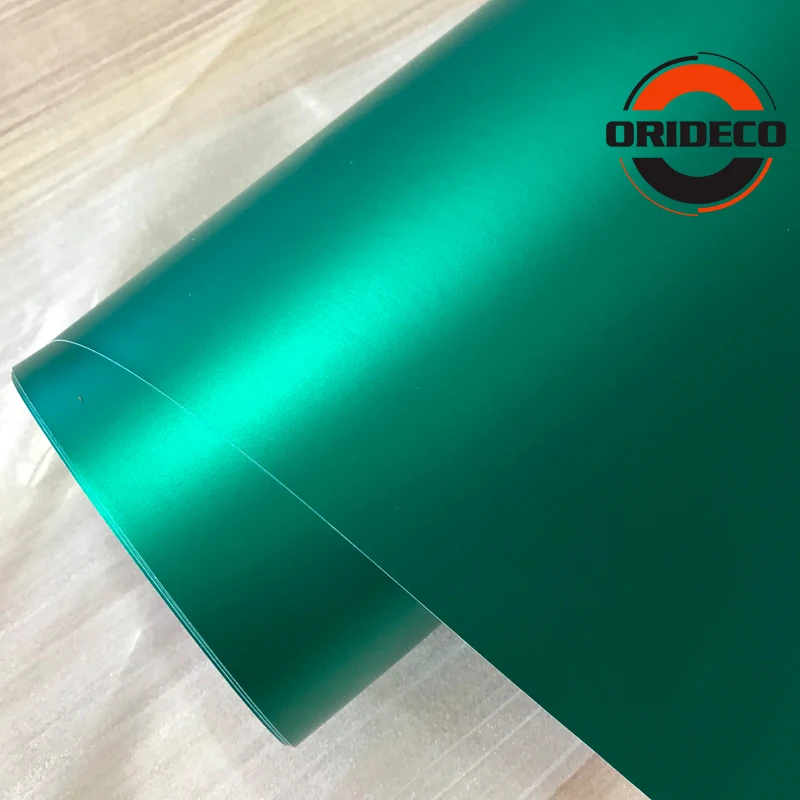 50cm*100/150/200/300/500cm Lake Blue Matte Metallic Car Vinyl With Air Channels Blue satin Metallic Car Film Decoration