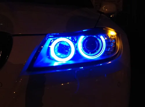 2Pcs H8 20W LED Angel Eye Halo Light No Error for  Z series E89 Z4 ANGEL EYE LIGHT BULBS