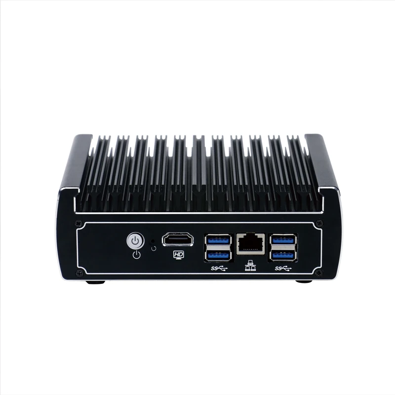 Pfsense コンピュータインテル kaby 湖 celeron 3865u デュアルコアファンレスミニ pc 6 ギガビット lan ファイアウォールルータサポート AES-NI 4 * USB3.0