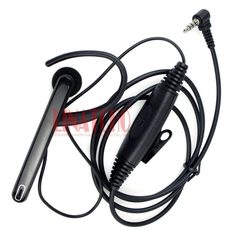 1pin 3.5mm  VX-1R VX-2R VX-3R VX-5R VX-160 VX-180 walkie talkie ear bar mic earphone