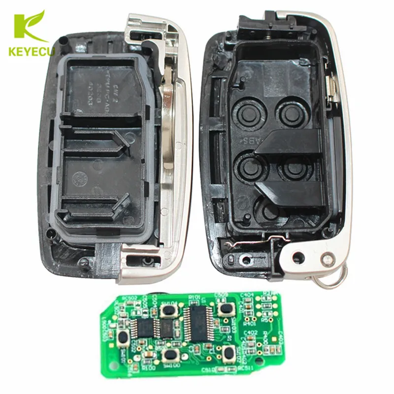 KEYECU sostituzione Smart Remote Key FOB 5 pulsante 315MHz/ 434Mhz per LR4 Range Rover Evoque/ Sport 2010-2015 kprops tf10a con parole