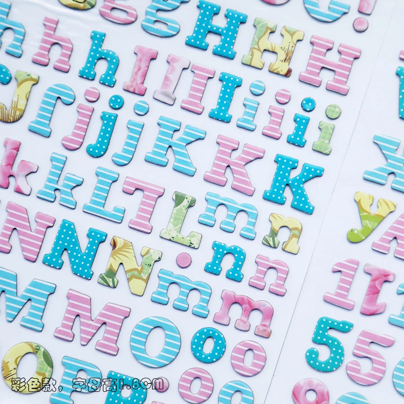 YPP CRAFT New Lovely Alphabet Set For Scrapbooking DIY Projects/Photo Album/Card Making Crafts