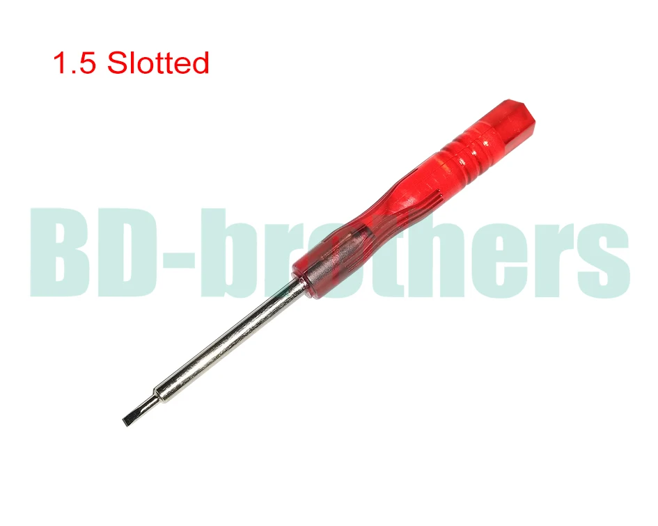 Good Qulity Mini 1.5 Slotted Red Dedicated Precision Opening Screwdrivers Tools for i Phone Phone Repair 300pcs/lot