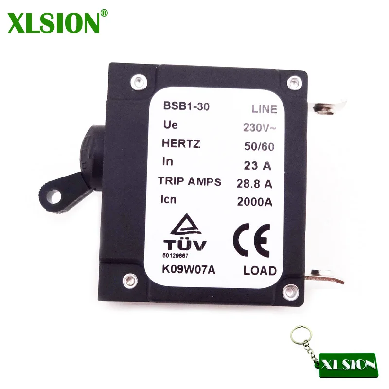 XLSION 230V 23A Chinese Generator Circuit Breaker For BSB1-30 2000A 28.8A Trip Amps HERTZ 50 60