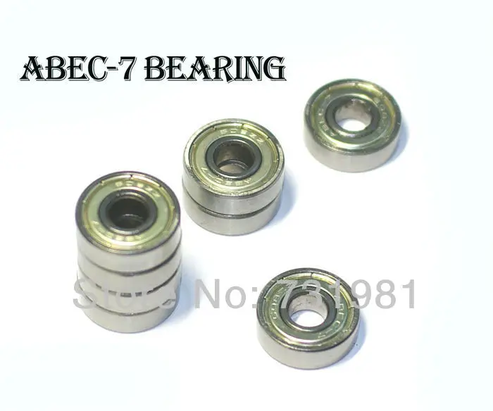 1Set (20pcs) ABEC-7 Bearings Fits  Skateboard/scooter/longboard/rolle skate Wheels,industrial standard 