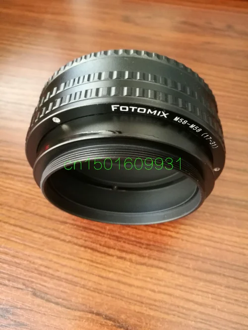 

M58-M58 17-31 M58 to M58 Mount Focusing Helicoid Ring Adapter 17 - 31mm Macro Extension Tube
