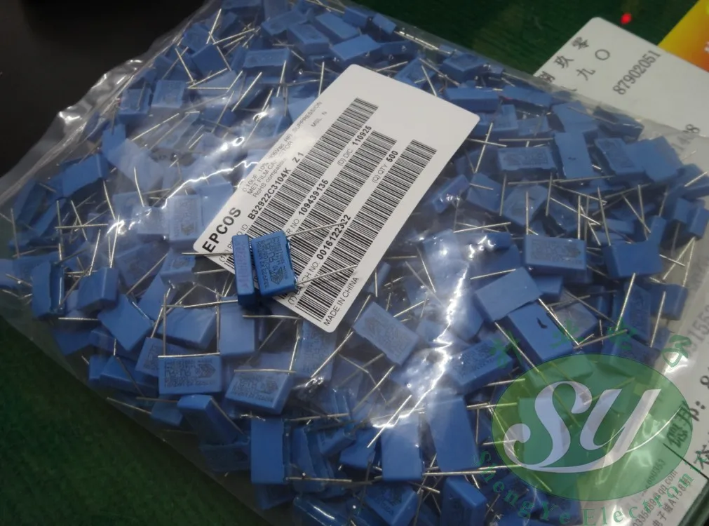 Лидер продаж 2019 года, 10 шт./30 шт. Epcos EPCOS 0,1 мкФ/305 В переменного тока 100nf u1 104 новый длинный пленочный конденсатор 15 мм, бесплатная доставка