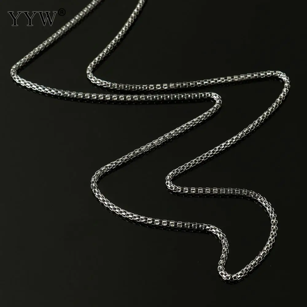 10m/Spool Jewelry Making Chain Stainless Steel Women Men Necklace Bracelet Fashion Original Color Charm DIY Material 2mm