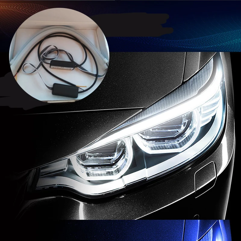 2pcs Ultra Thin flexible DC12V LED light strip dynamic streamer car lamp for Chevrolet Cruze TRAX Aveo Lova Sail EPICA Captiva