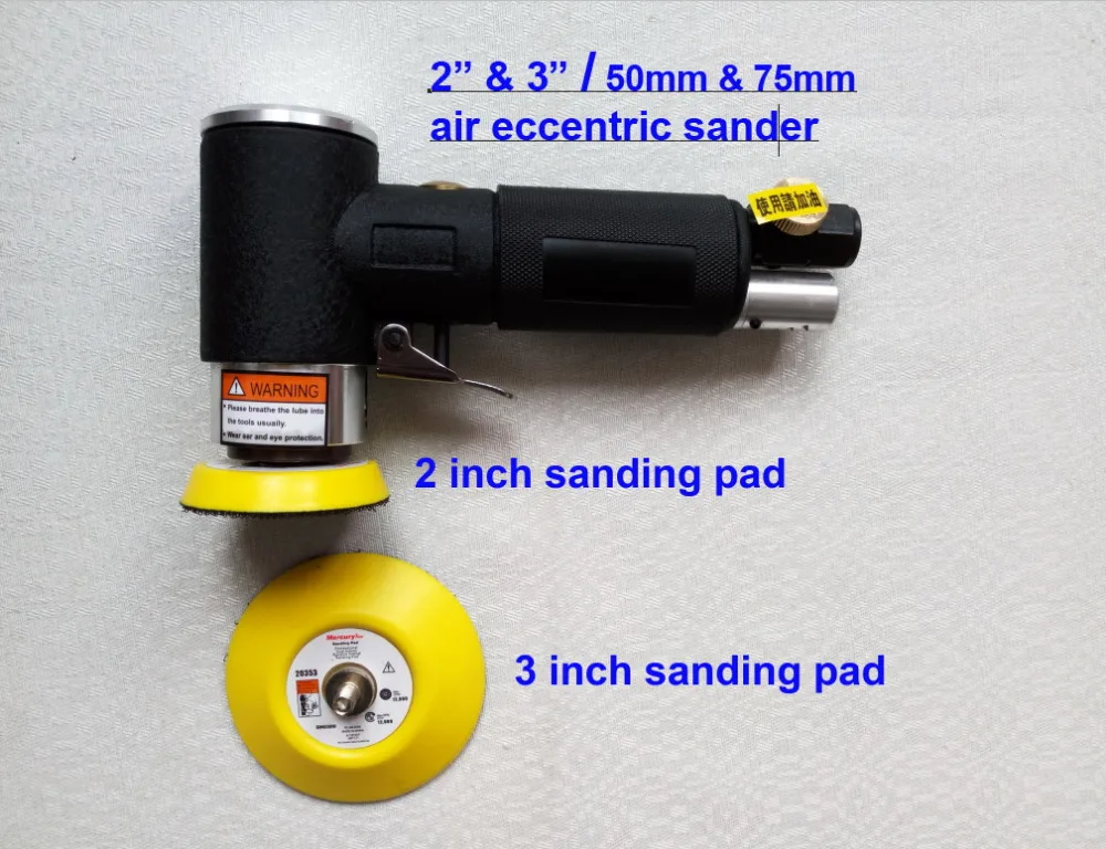 

Industrial grade quality! 2 inch 3 inch air eccentric sander, pneumatic eccentric sander 50mm 75mm polishing grinder