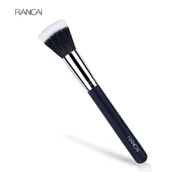 1pcs Full Size Powder Brush Blusher Contour Skin Care Black Fiber Stippling Brush Cosmetic Make Up Beauty Tools