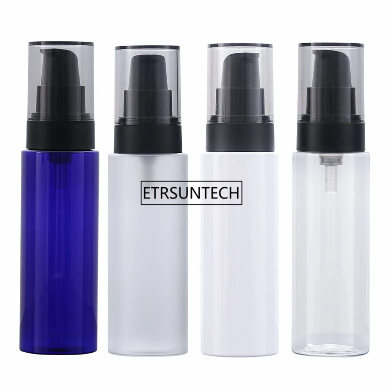 100pcs 100ml PET Bottle with Lotion Pump Cosmetic Package Lotion Bottle Empty Cosmetic Containers F2987