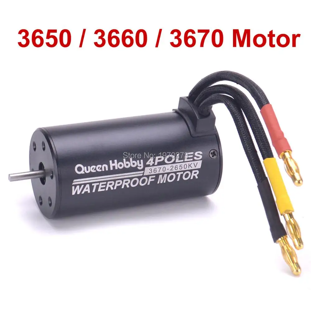 3650 3100KV 3900KV 4300KV 5200KV / 3660 3300KV 3800KV / 3670 2150KV 2650KV Brushless Motor for 1/8 1:8 1/10 1:10 RC Car Truck