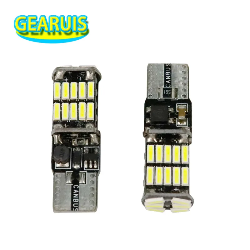 100pcs t10 w5w canbus car interior light 194 501 led 26 smd 4014 LED 2.4W no error Auto Wedge Tail Side Bulb reading plate lamp