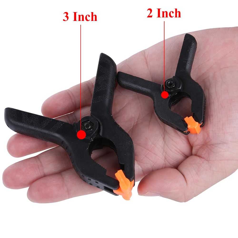 2/3/4/6/9inch Woodworking Tools Plastic Spring Clip Clamps for Woodworking Carpentry Clamps Herramientas Ferramentas