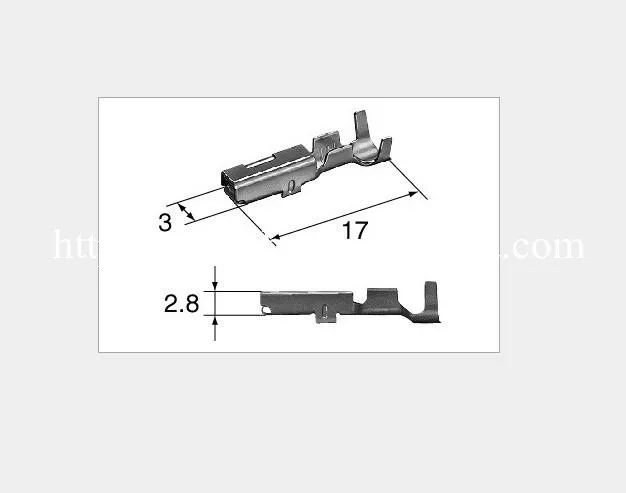 female housing connector terminal automotive cable terminals 8100-0460 for Sumitomo