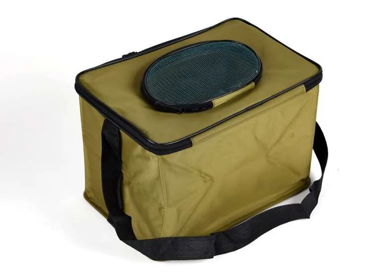 Covered Canvas Folded Small Water Tank Portable Retraction Fishing Bucket Gear Fish Exploring Ability Developingunisex 2020