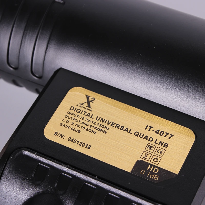 Универсальный спутниковый ресивер LNB X2 LNB, KU-диапазон, 0,5 дБ, подходит для HD/3D Quad LNB