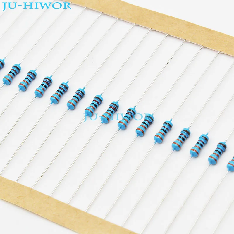 

(1000pcs/lot) 30K 33K 39K 43K 47K ohm ohms DIP 1/4W Watt 0.25W 1% Metal Film Resistor Resistors