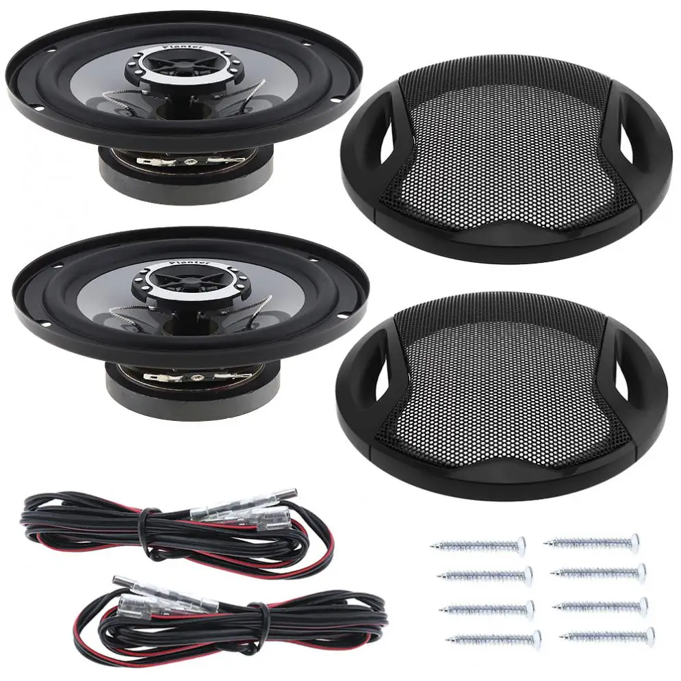 2pcs TS-G1641R 6 Inch 400W Car HiFi Coaxial Auto Audio Music Stereo Full Range Frequency Speakers Non Destructive Installation