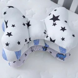 Muslinlife Cotton Car Seat Baby Pillow Infants Baby Head Support Pillow Sleep Kids Cushion Pillows Anti-Static Dropship