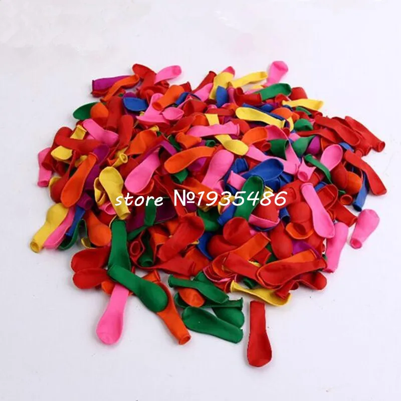 500 pcs. / lot No3 ball round latex small balloon Christmas balloons in the air wedding party toy bomb apple