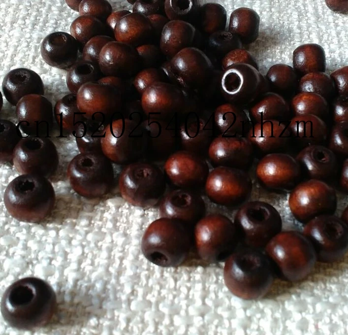 2000pcs/pack cheap7*8mm wooden bead with rose scent , rosary bead, brown bead for religious rosary special offer