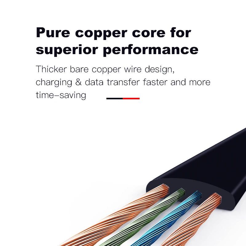 急速充電usbケーブルフラット金メッキマイクロusbラインandroid携帯電話のデータ同期充電器ラインxiaomiサムスンのandroid