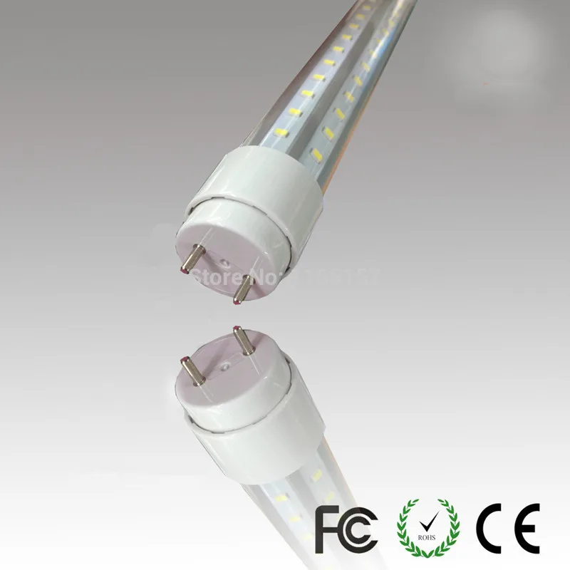 Toika  100pcs 60W 1500MM 5ft T8 V shaped LED Tube  High brightness SMD2835 288led/PC AC85-265V 270 degree