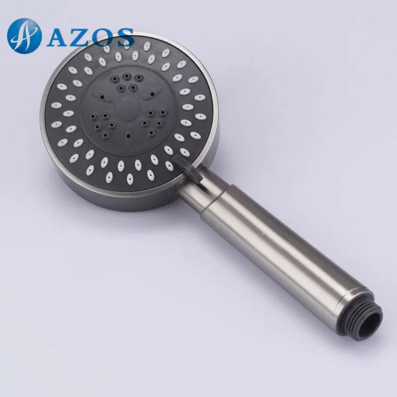 Bathroom Three Function Handheld Shower Head with Hose and Bracket, Brushed Nickel Color LYTZ038