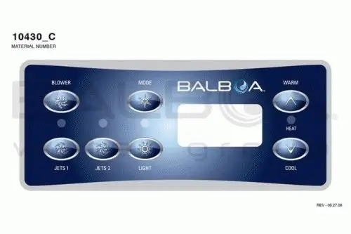 Spa Balboa controller,hot water heater with control panel ,GS510SZ WN501SZ controll box and VL701S topside control panel