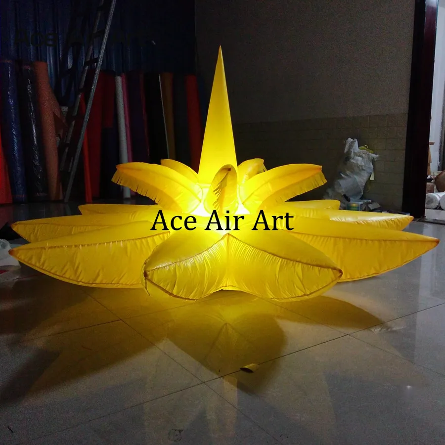 Mooie opblaasbare waterlelie Led Lotusbloem opblaasbare voor decoratie aangeboden door Ace Air Art