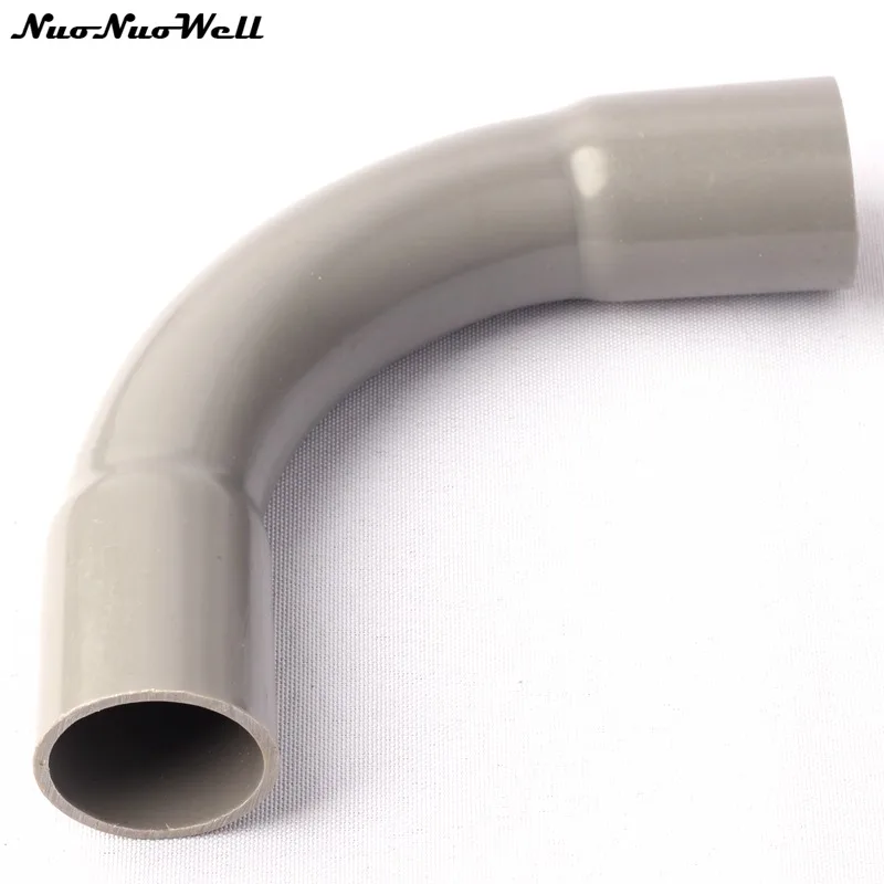 Big Lengthen Style 32mm Elbow Connectors Garden Water Supply Pipe Fittings 150mm Length PVC Material Drip Irrigation Tube Joint