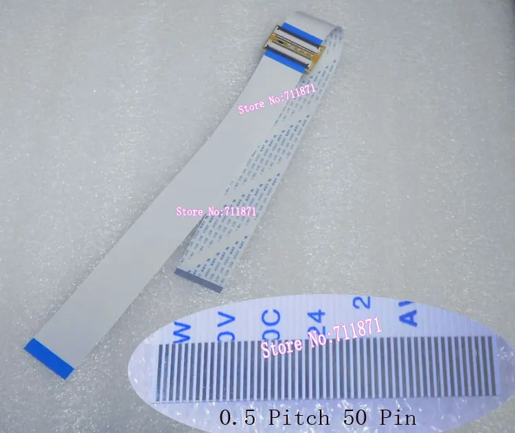 50 سنتيمتر TTL 24 26 30 40 50 60 دبوس FFC تمديد الحبل موصل 24P 26 30P 40 50 60Pin FFC TTL مرنة كابل مسطح تمديد محول