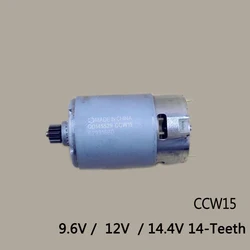 High-quality! Replacement CCW15 9.6V 12V 14.4V 14 Teeth RS-550VC DC Motor For Makita Electric hammer 6260D 6270D 6280D etc.
