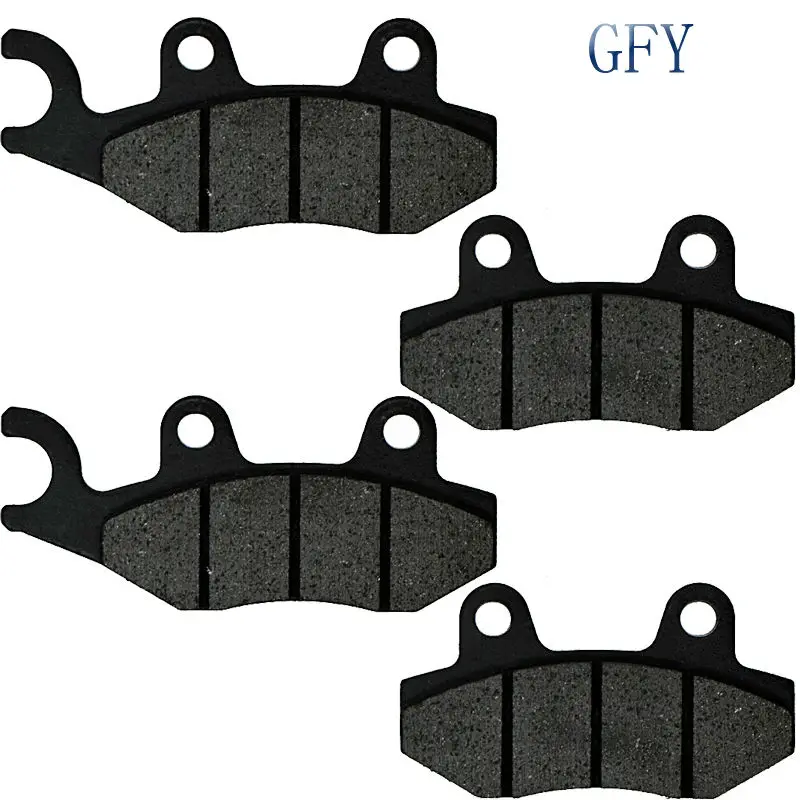 Motorcycle Brake Pads Front Rear For KEEWAY 150 Logik 2013-2015 PEUGEOT Geopolis 125 Premium/Non ABS Nissin Calipers 2007-2012