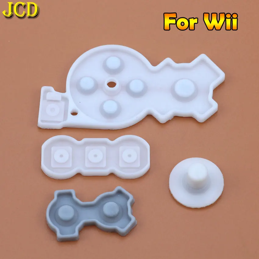 JCD 1Set For Nintend Wii / WIIU PAD / WII PRO for SNES SFC / NES PC Console Conductive Rubber Silicone Pads Buttons