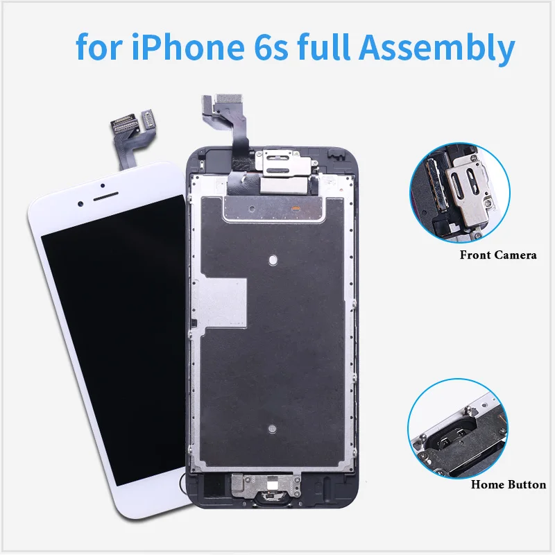 AAA+++ LCD Full Assembly For iPhone 5 SE 5C 6 6P 6S 6S plus 7plus 8 plus for iPhone 7 complete Screen+Front Camera+Ear Speaker